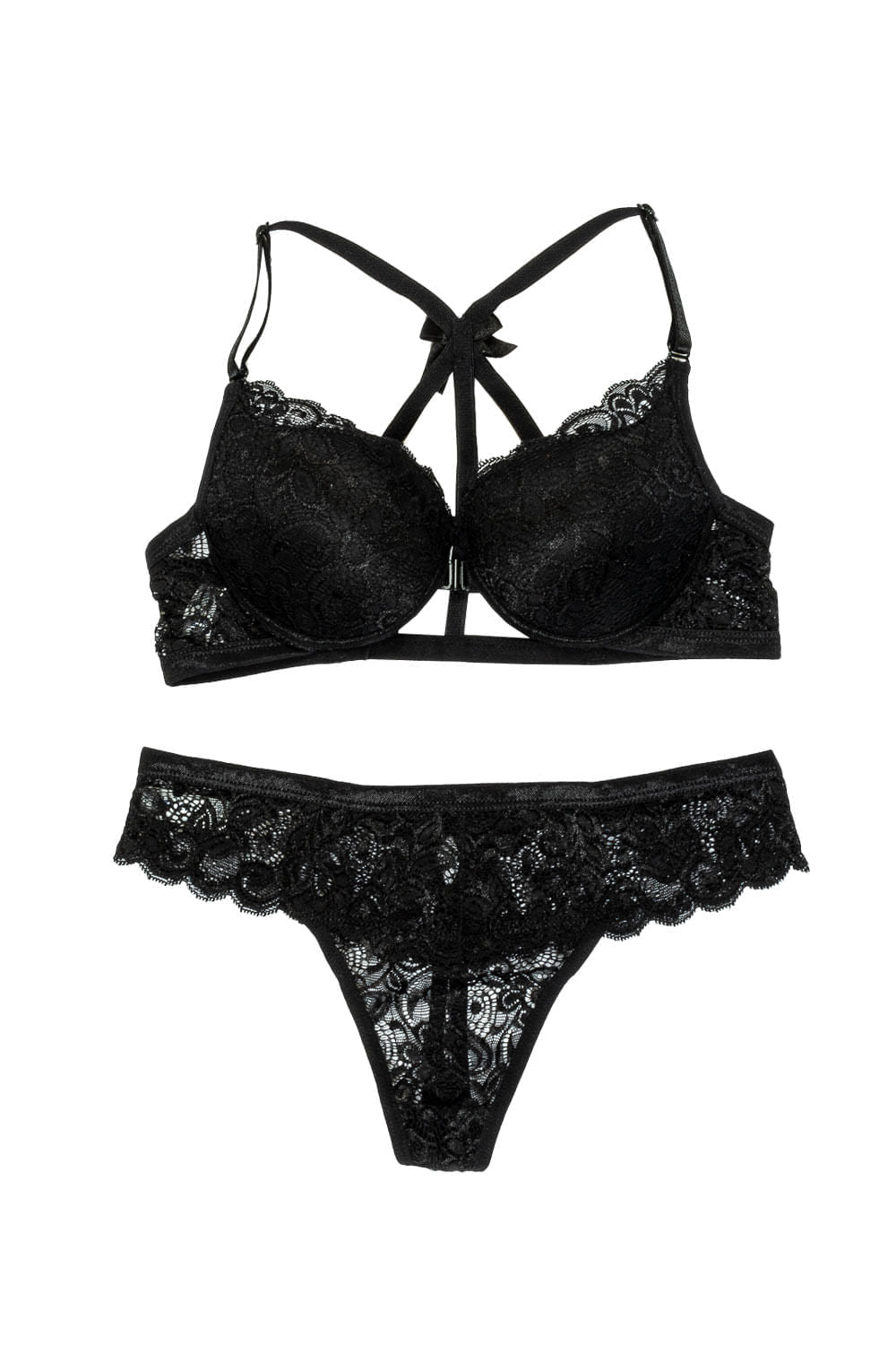 CONJUNTO MUJER GLORIETTE REF 590 color NEGRO