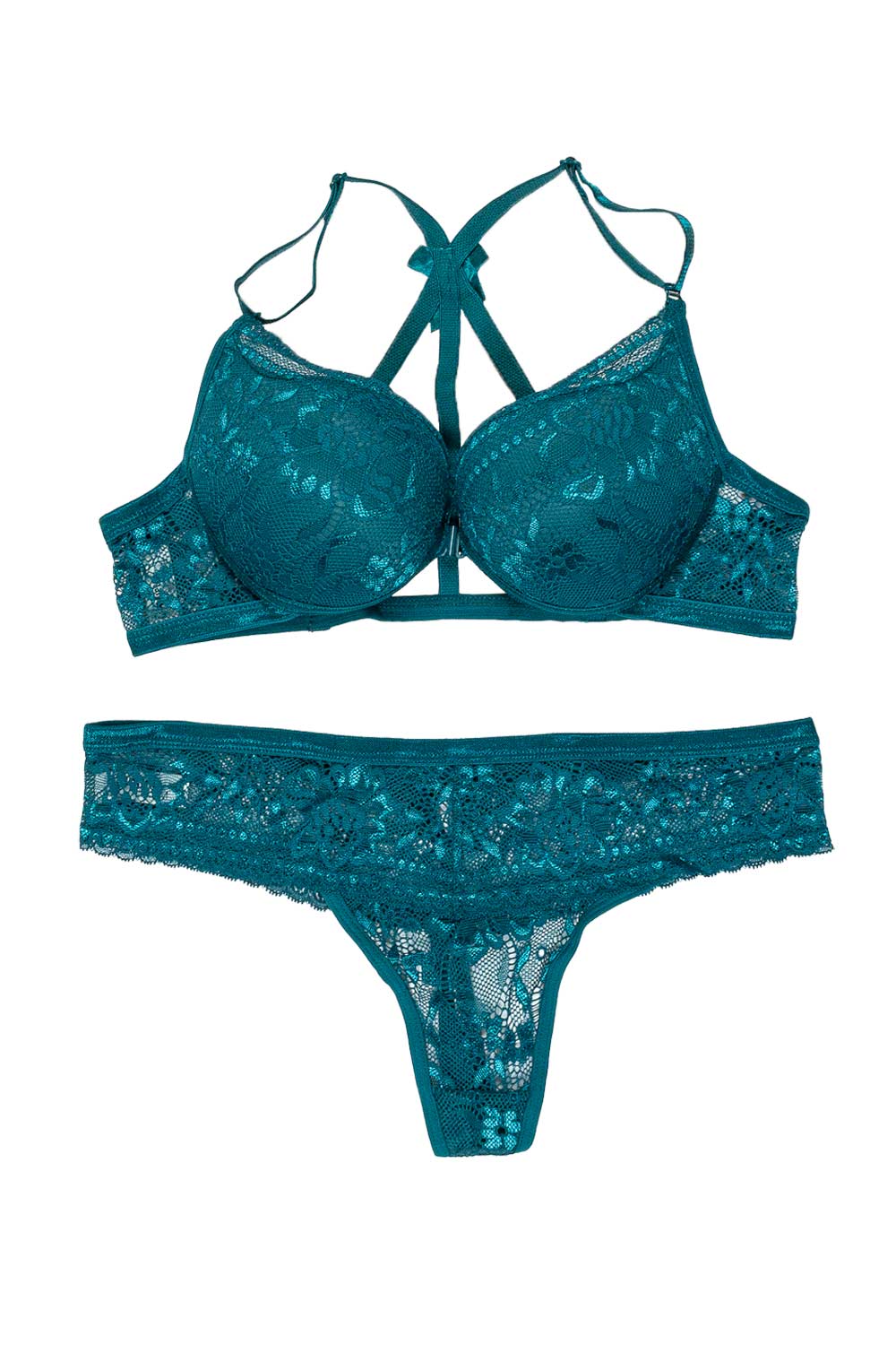 CONJUNTO MUJER GLORIETTE REF 590 color VERDE ESMERALDA