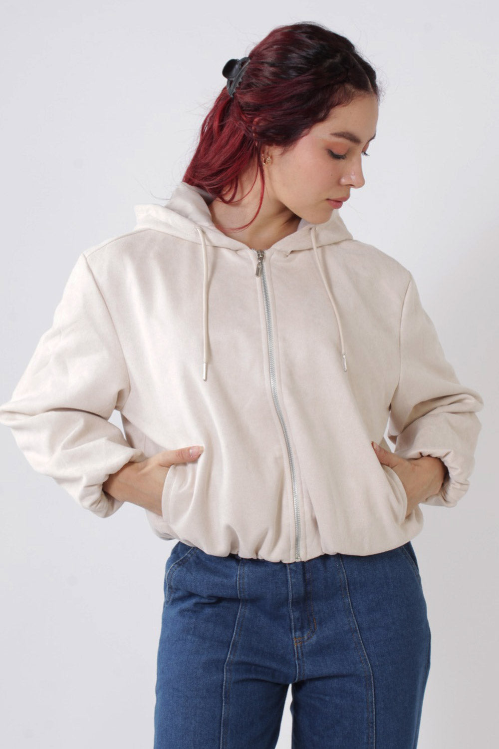 CHAQUETA MUJER DSKAFIVE REF 20215 color AVENA