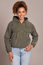 CHAQUETA MUJER DSKAFIVE REF 20117 color VERDE