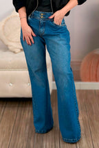 JEAN MUJE TIRO ALTO WIDE LEG CLASICO