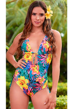 TRAJE DE BAÑO MUJER ENTERIZO LEVANTA COLA