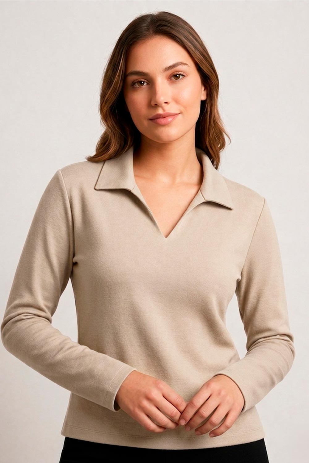 BUSO MUJER IRREAL REF 2454 color CAQUI