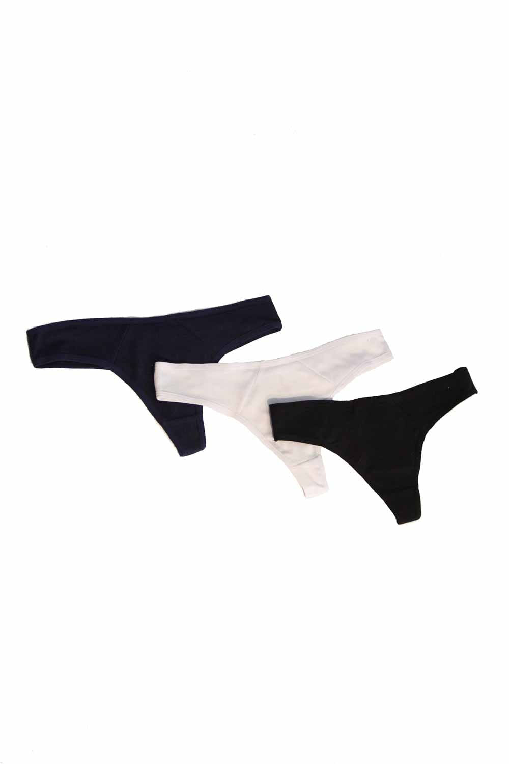 PANTY BRASILERA MUJER X3 COLORES SURTIDOS