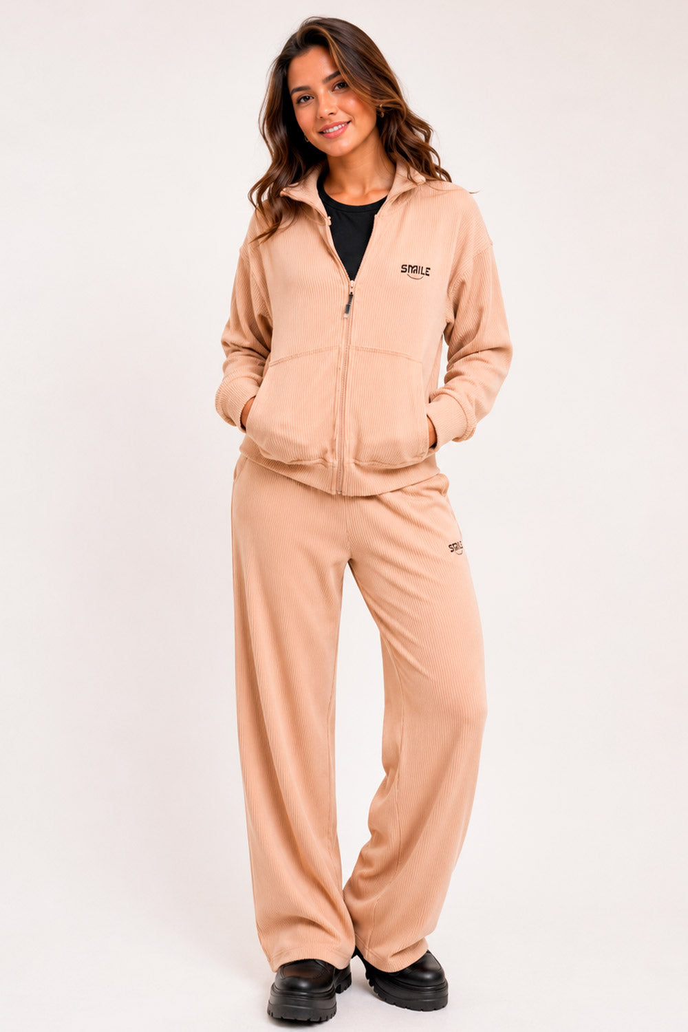 CONJUNTO MUJER VISOTO REF 6514 color ARENA