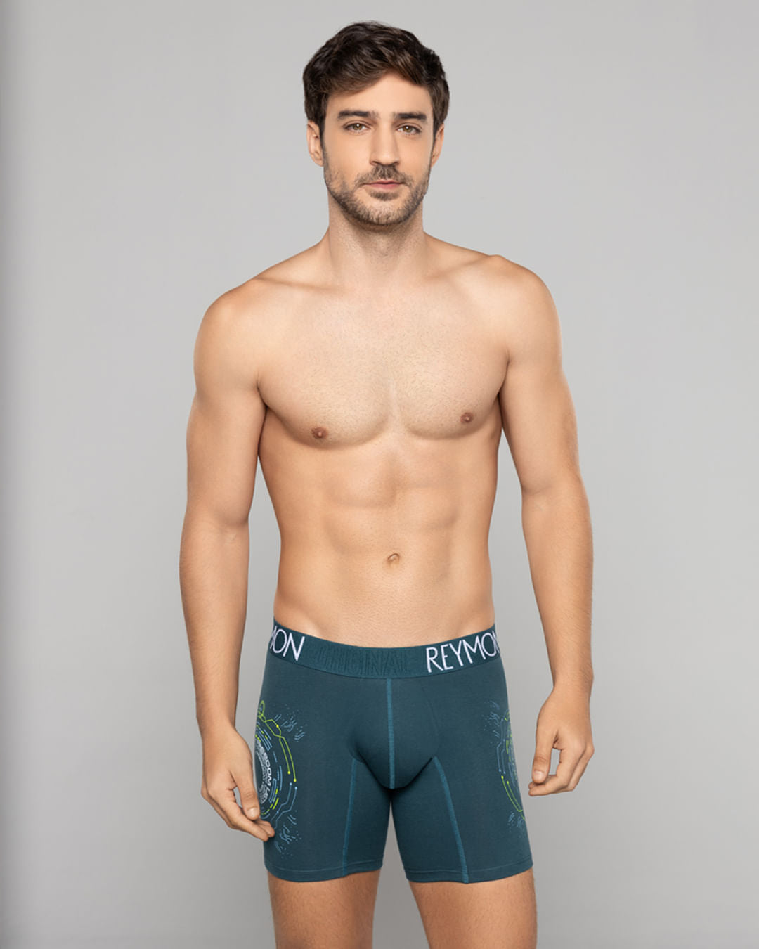 BOXER HOMBRE REYMON REF 3011 color VERDE OSCURO