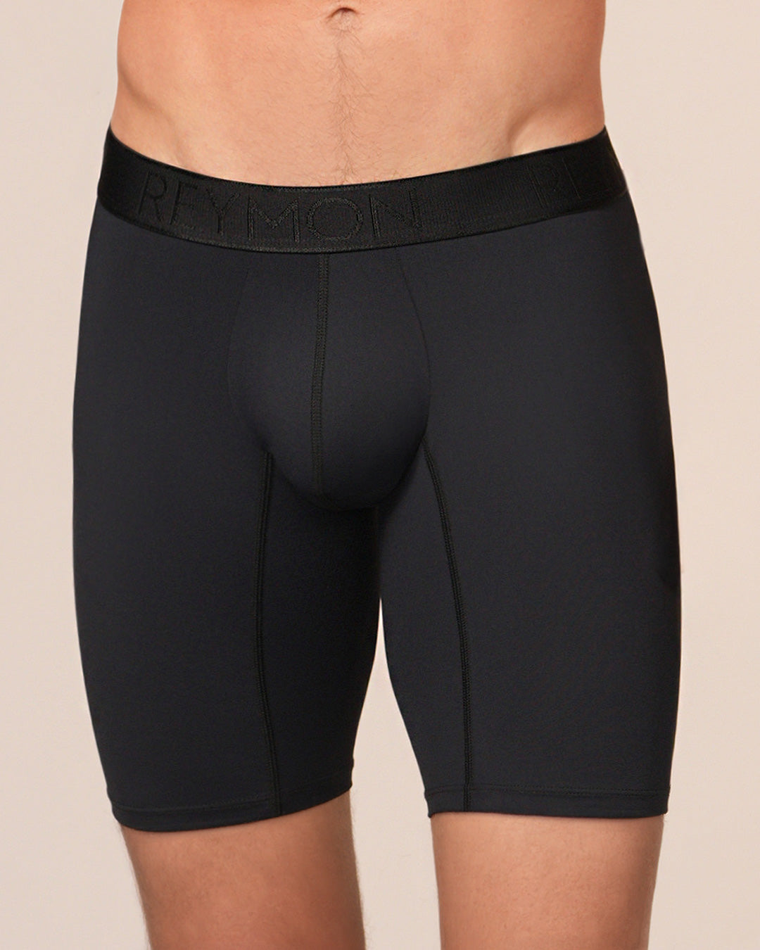 BÓXER HOMBRE LARGO UNICOLOR MICROFIBRA