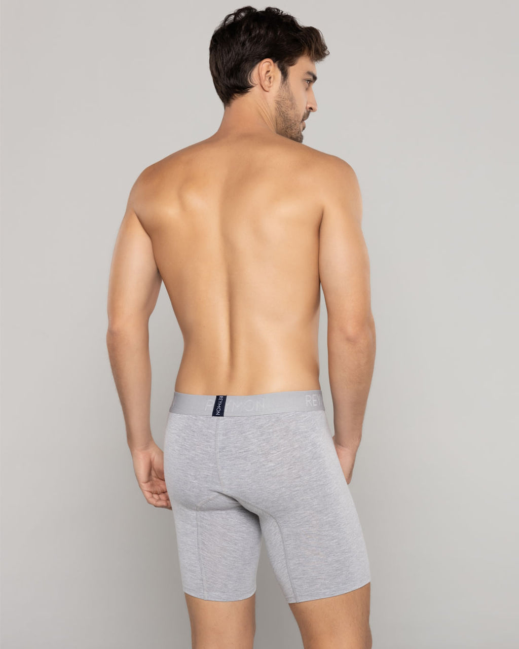 BÓXER HOMBRE LARGO UNICOLOR ALGODÓN