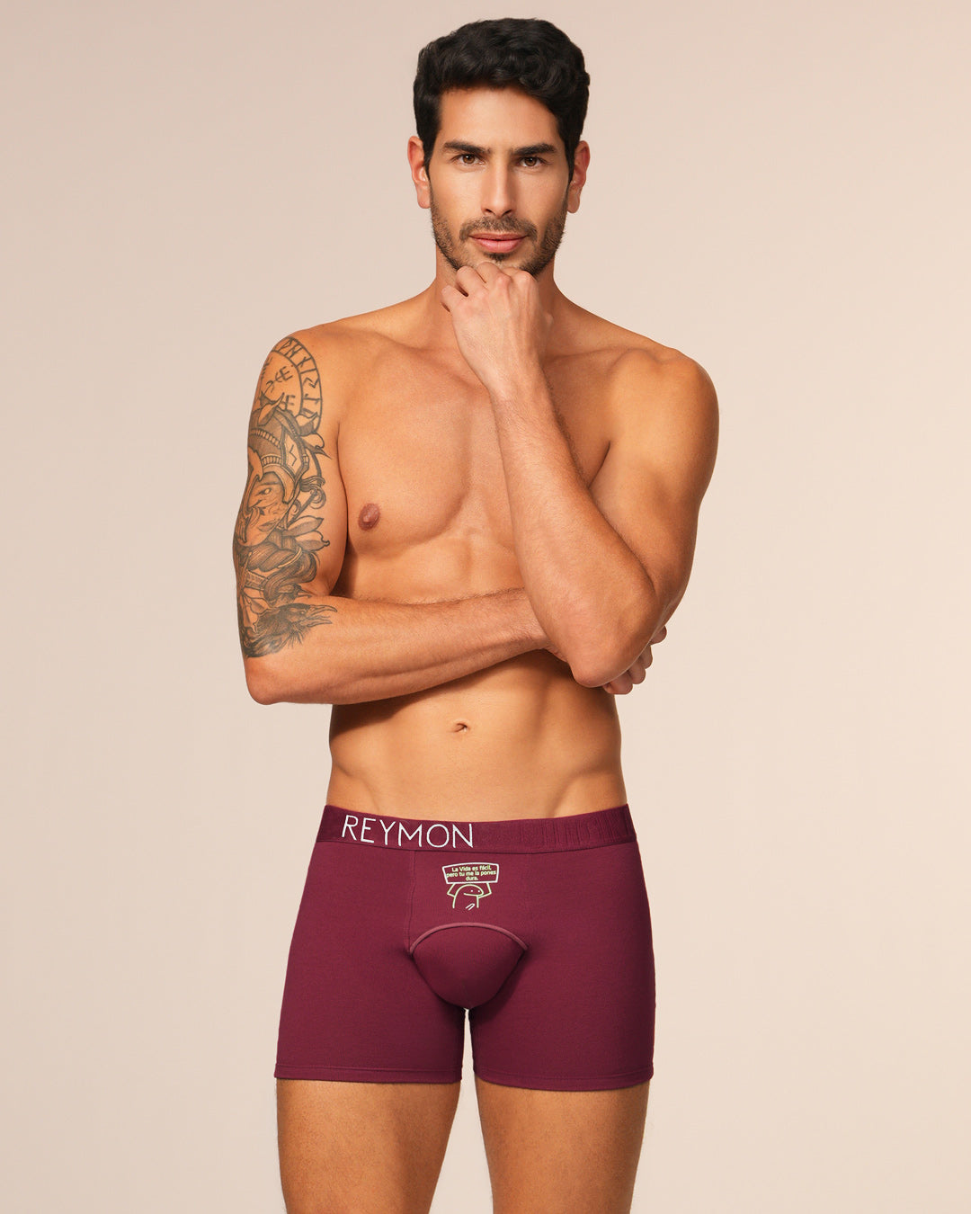 BOXER HOMBRE REYMON REF 3025 color ROJO MEDITERRANEO
