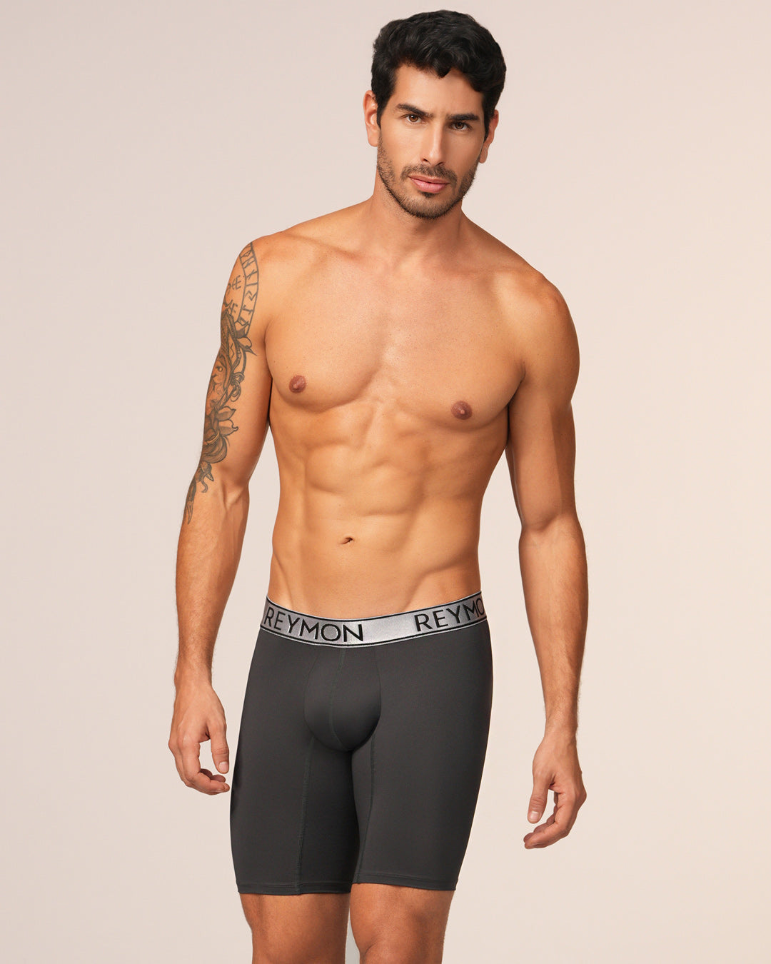 BOXER HOMBRE REYMON REF 3026 PLUS color GRIS OSCURO