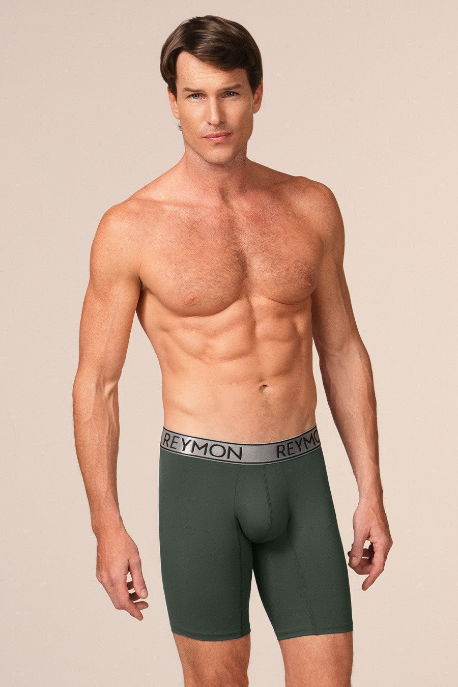 BOXER HOMBRE REYMON REF 3026 PLUS color VERDE OLIVA