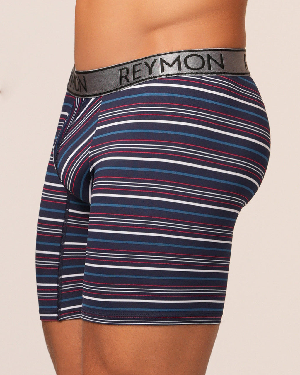 BOXER HOMBRE LARGO ESTAMPADO RAYAS