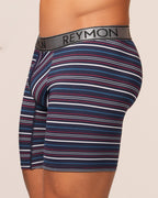 BOXER HOMBRE LARGO ESTAMPADO RAYAS