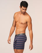 BOXER HOMBRE REYMON REF 3027 color RAYAS AZUL OSCURO