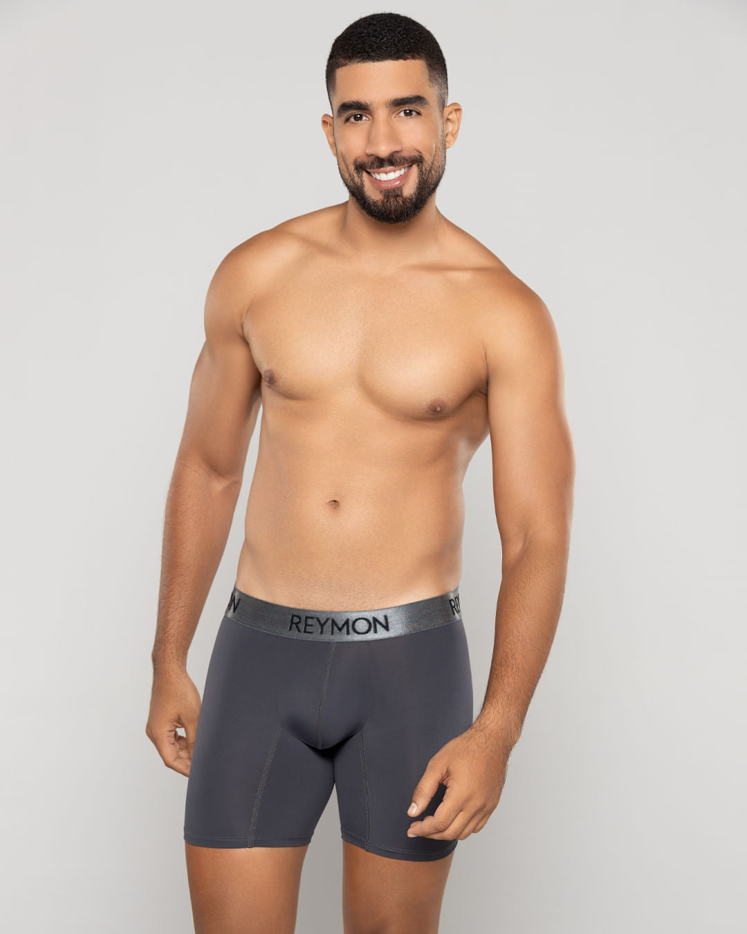 BOXER HOMBRE REYMON REF 3028 color GRIS GRASPE OSCURO