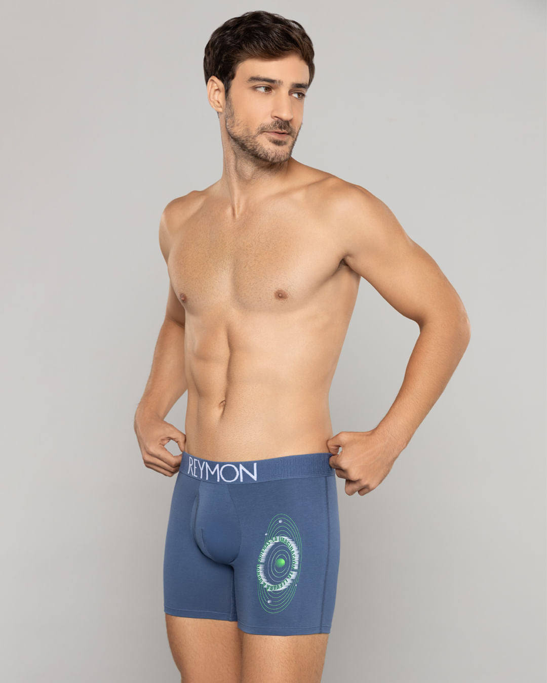BOXER HOMBRE REYMON REF 3030 color AZUL MEDIO