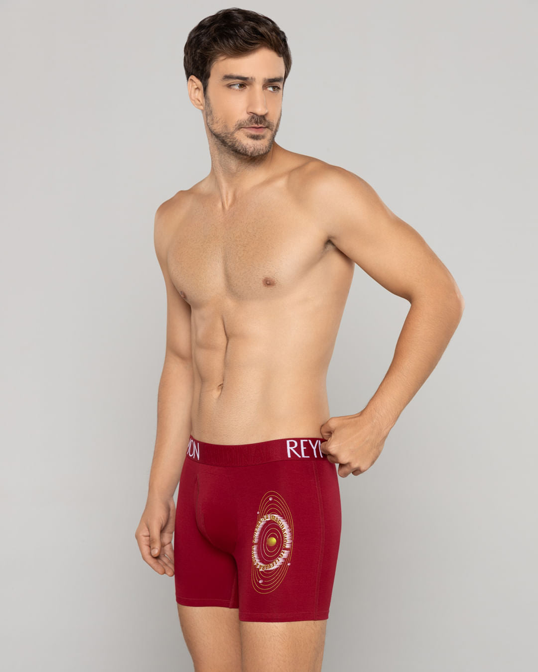 BOXER HOMBRE REYMON REF 3030 color ROJO MEDITERRANEO