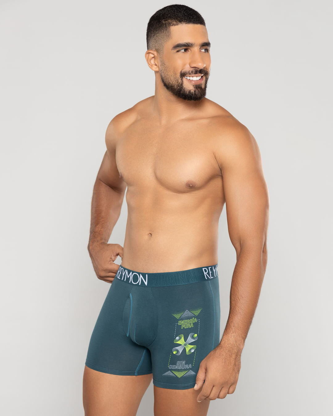 BOXER HOMBRE REYMON REF 3030 color VERDE OSCURO