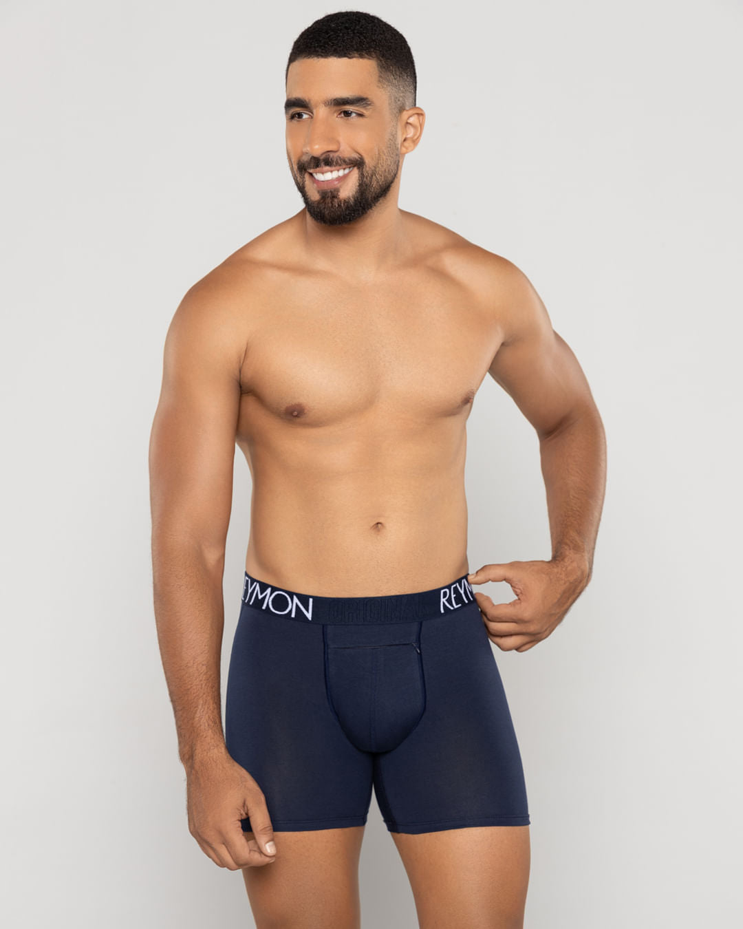 BOXER HOMBRE REYMON REF 3040 color AZUL OSCURO