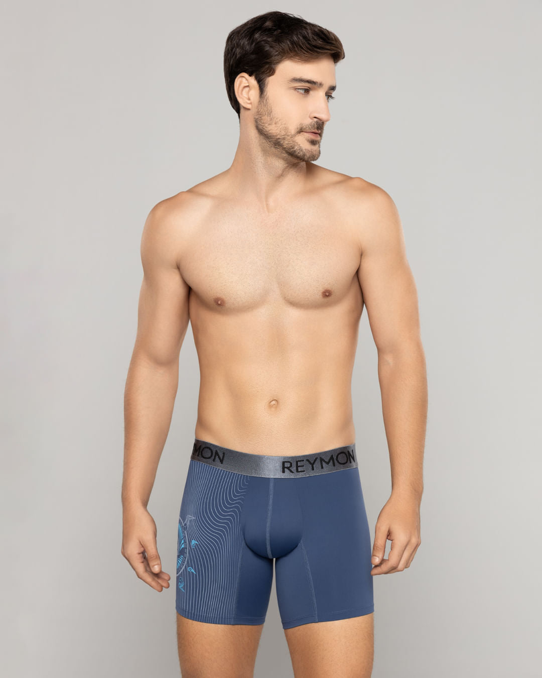 BOXER HOMBRE REYMON REF 3045 color AZUL MEDIO