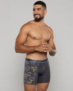 BOXER HOMBRE REYMON REF 3045 color GRIS GRASPE OSCURO