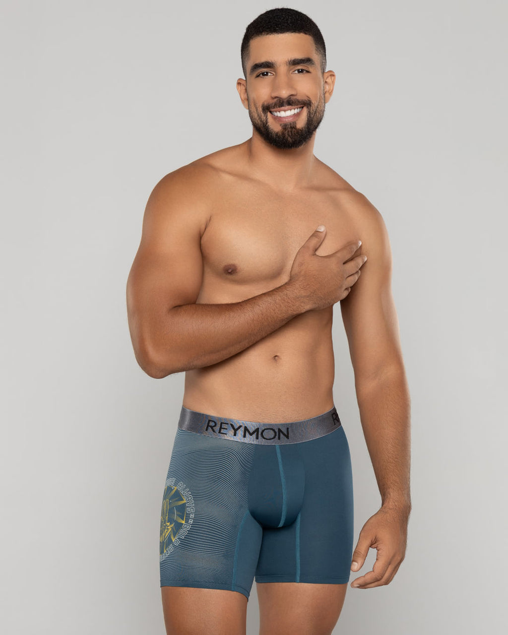 BOXER HOMBRE REYMON REF 3045 color VERDE OSCURO