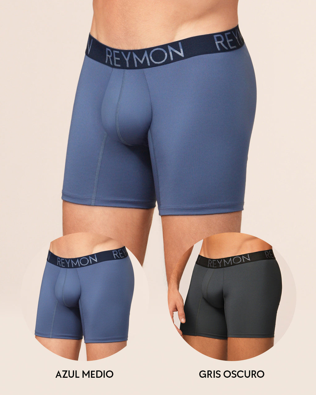 BOXER HOMBRE REYMON REF 3089 X2 color DUO 1