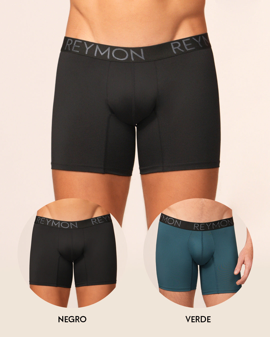 BOXER HOMBRE REYMON REF 3089 X2 color DUO 2