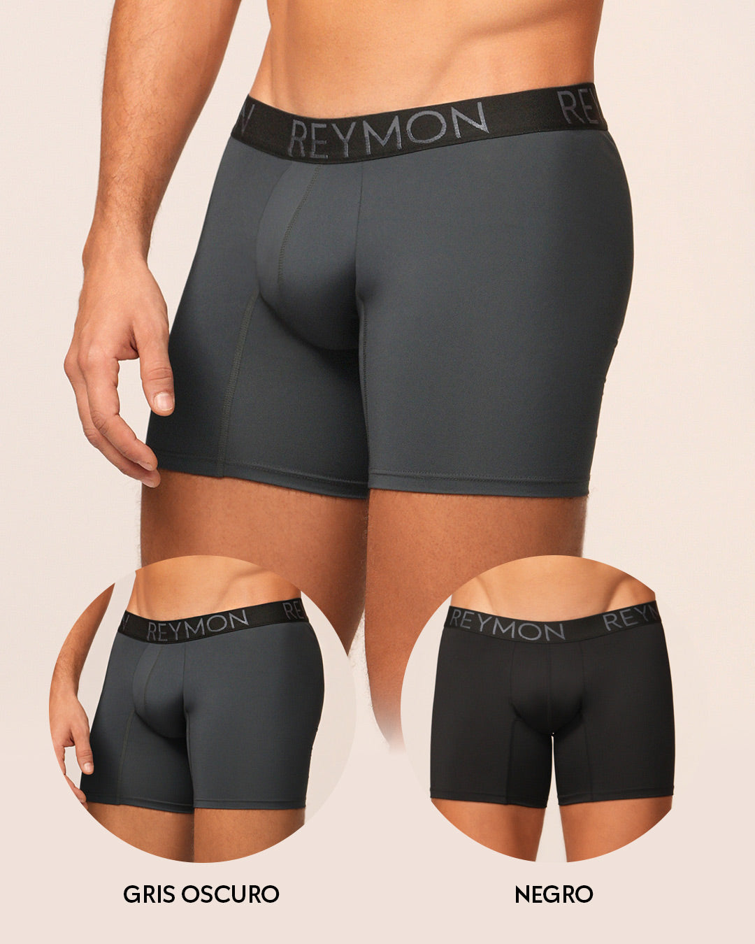 BOXER HOMBRE REYMON REF 3089 X2 color DUO 4