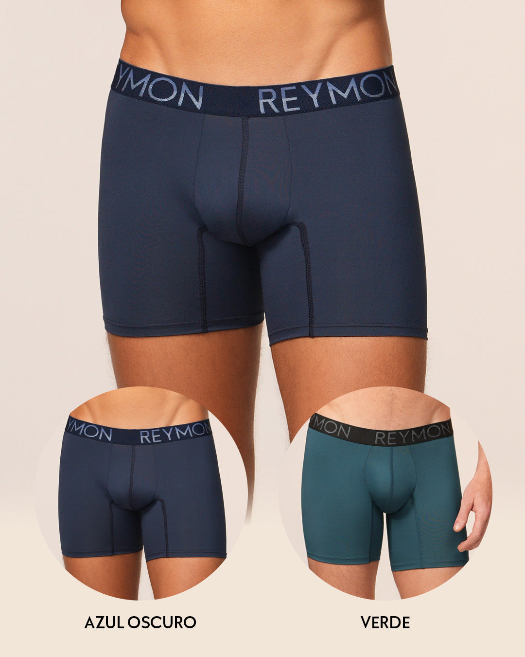 BOXER HOMBRE REYMON REF 3089 X2 color DUO 5