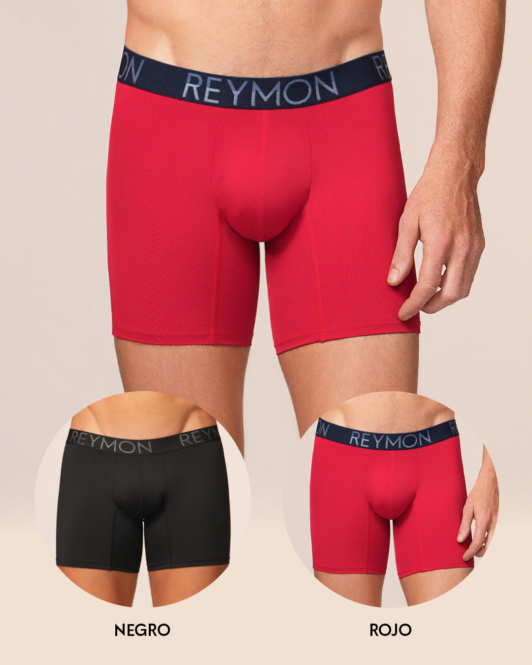 BOXER HOMBRE REYMON REF 3089 X2 color DUO 6