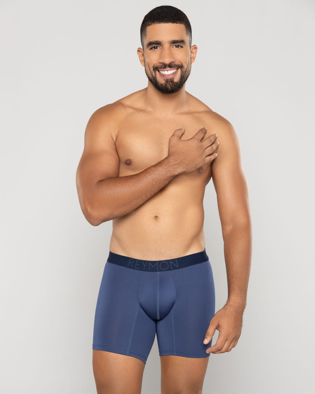 BOXER HOMBRE REYMON REF 3089 color AZUL MEDIO