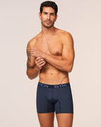 BOXER HOMBRE DUO SEMILARGO UNICOLOR MICROFIBRA