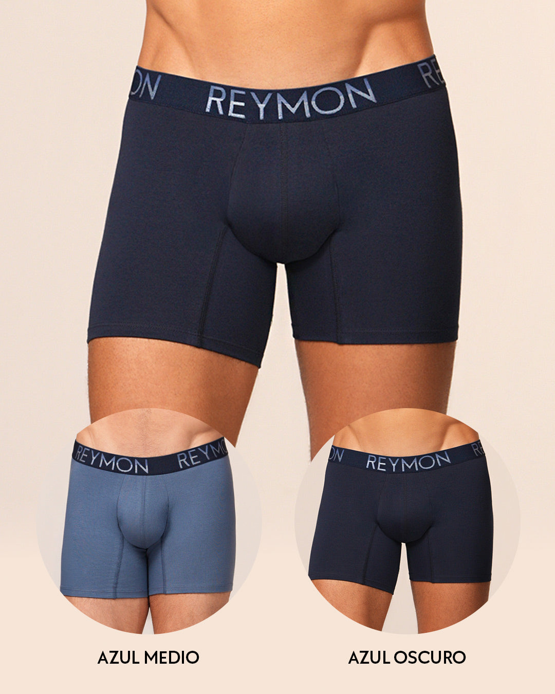 BOXER HOMBRE REYMON REF 3099 X2 color DUO 2