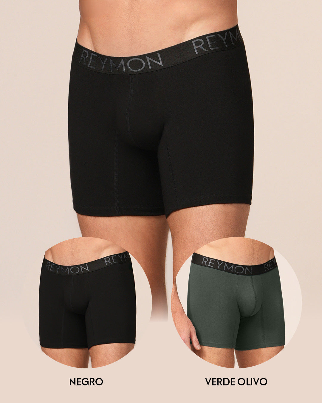 BOXER HOMBRE REYMON REF 3099 X2 color DUO 3