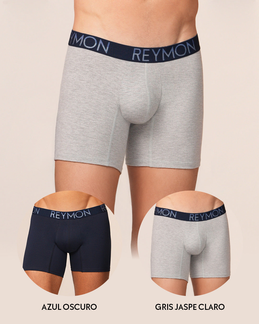 BOXER HOMBRE REYMON REF 3099 X2 color DUO 4