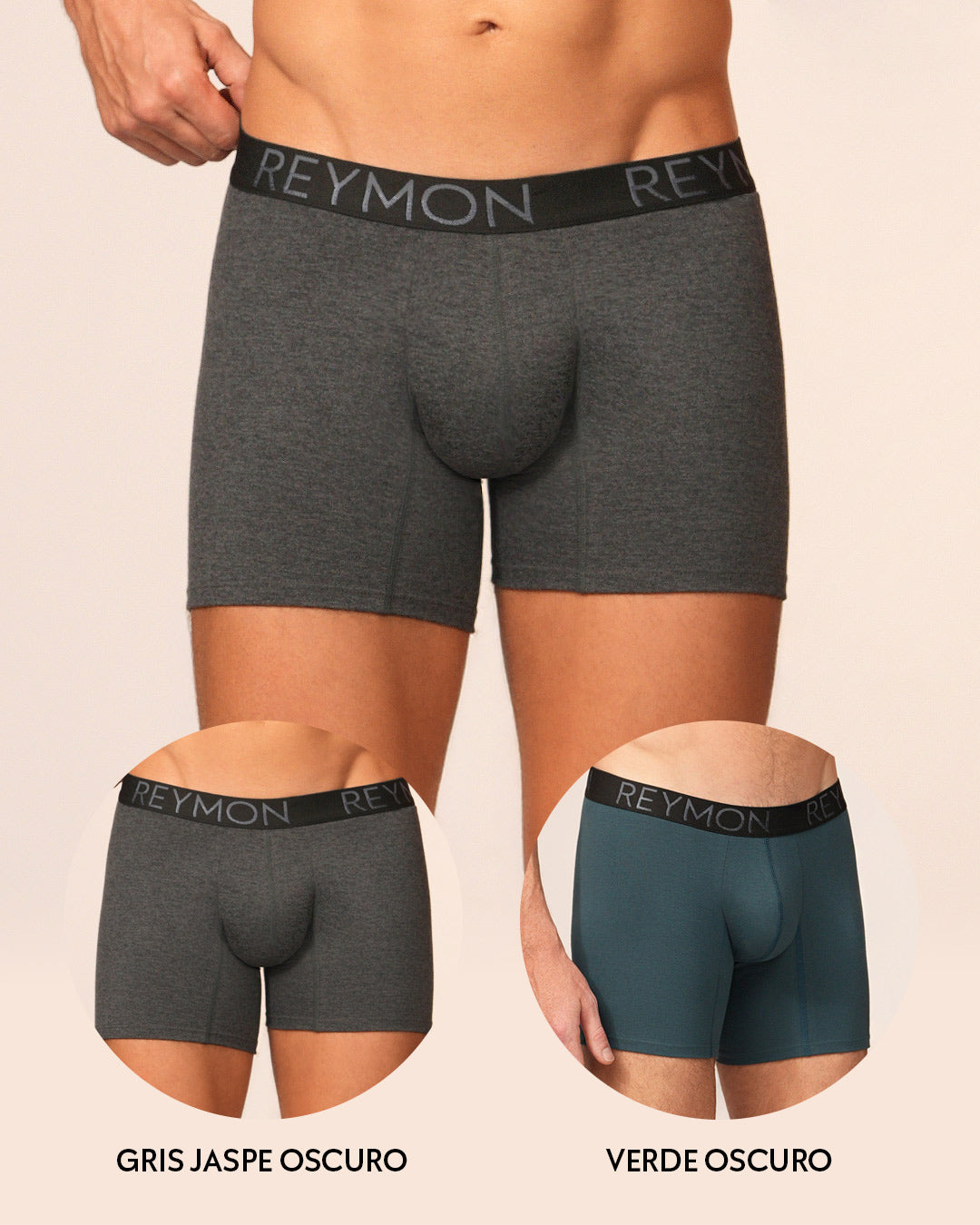 BOXER HOMBRE REYMON REF 3099 X2 color DUO 5