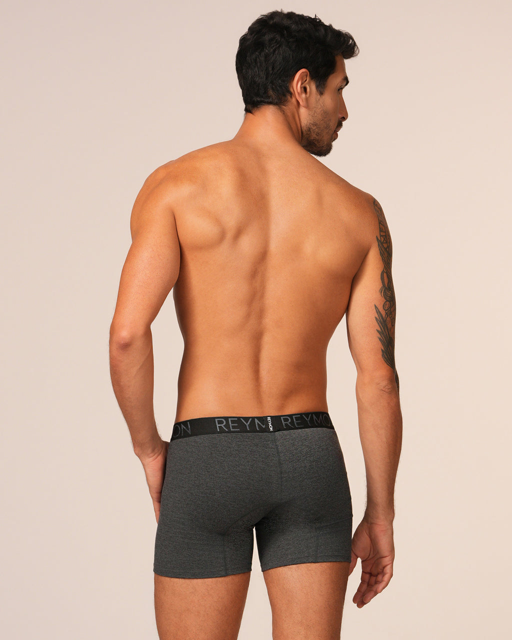 BOXER HOMBRE DUO SEMILARGO UNICOLOR ALGODÓN