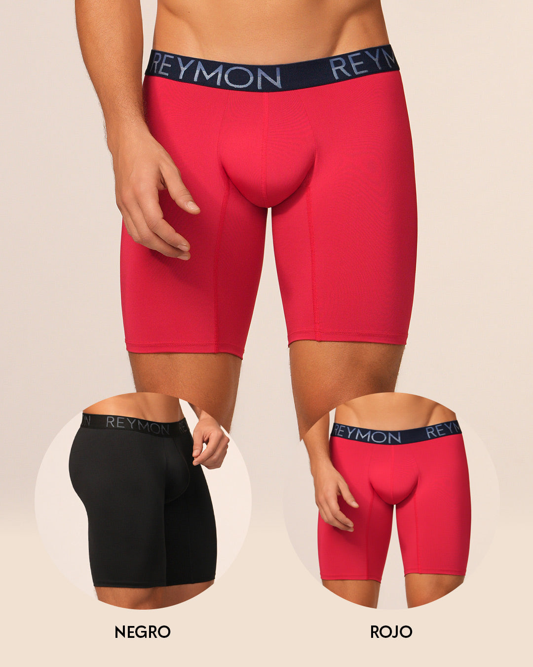 BOXER HOMBRE REYMON REF 3189 X2 color DUO 6