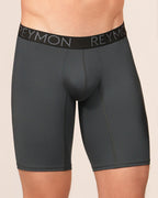 BOXER HOMBRE DUO LARGO UNICOLOR MICROFIBRA