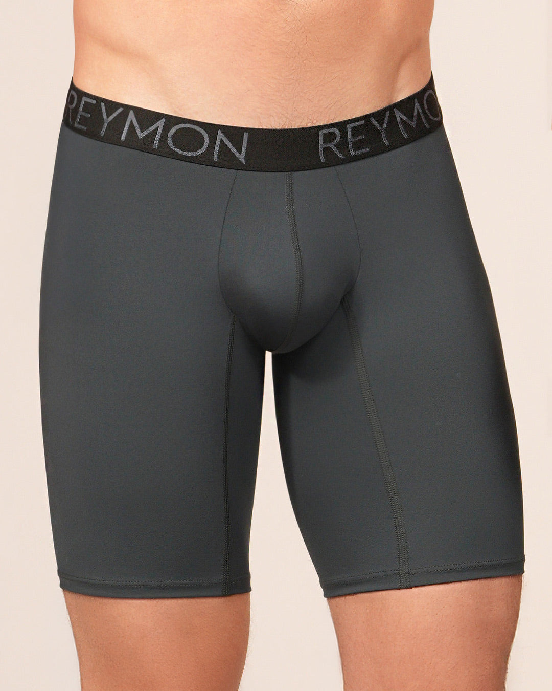 BOXER HOMBRE DUO LARGO UNICOLOR MICROFIBRA