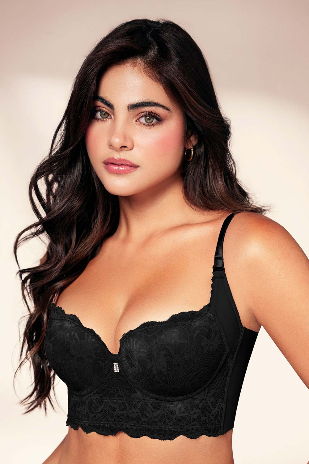 BRASIER MUJER CAROL REF 481-2 color NEGRO