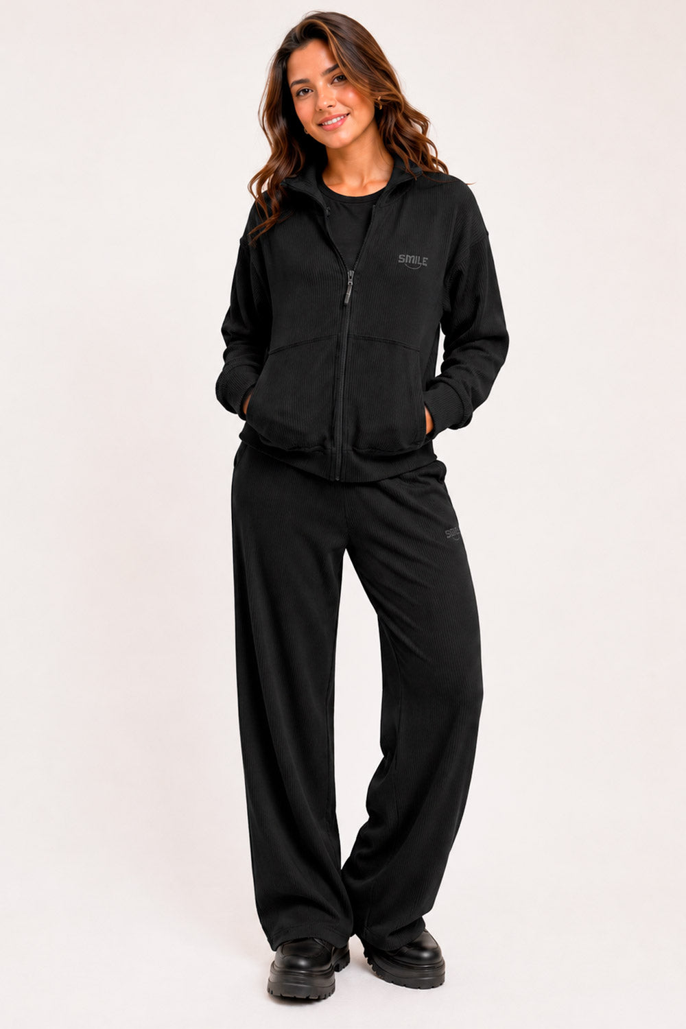 CONJUNTO MUJER VISOTO REF 6514 color NEGRO