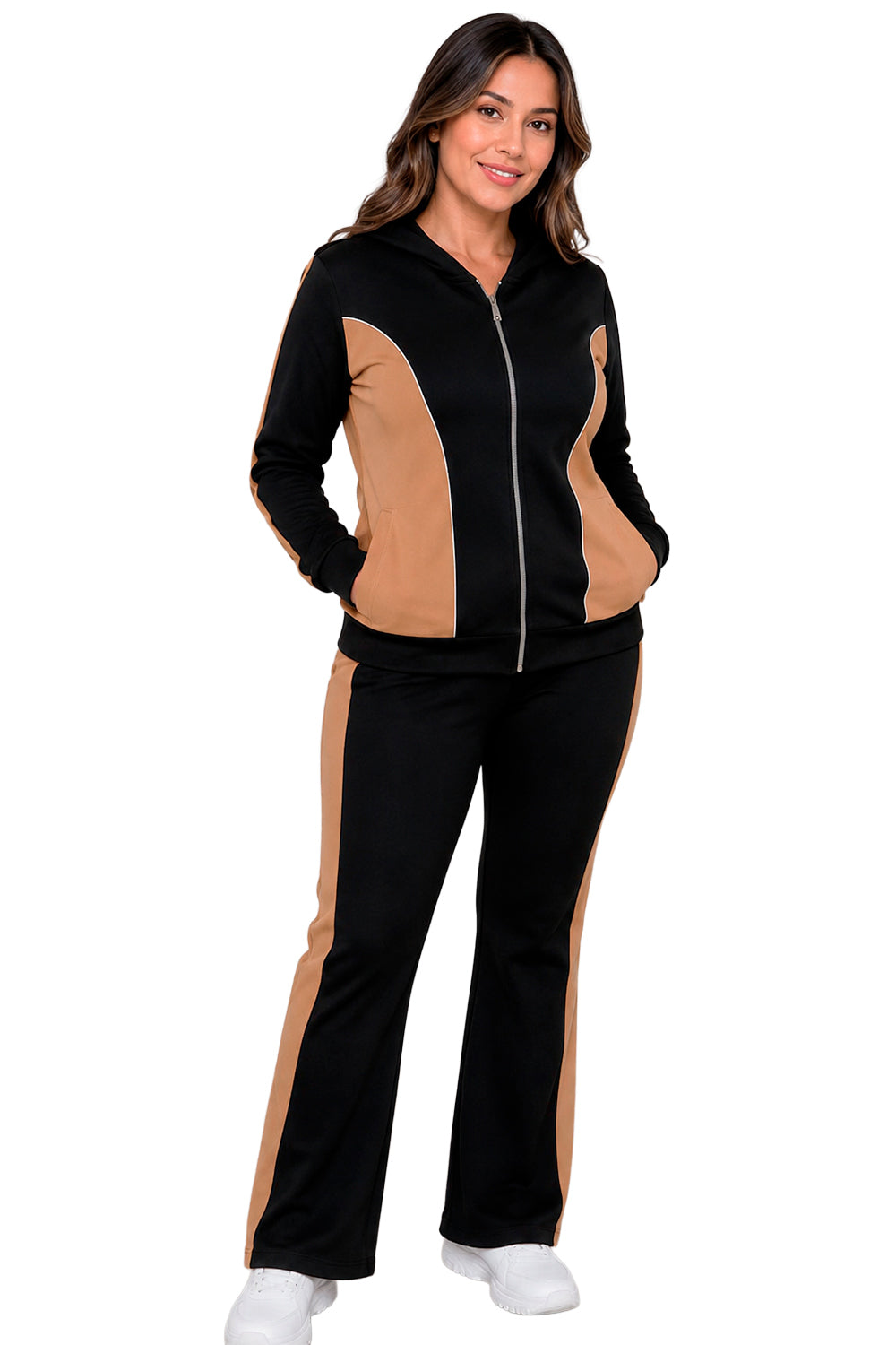 SUDADERA MUJER ROSSY SPORT REF 1400011 color NEGRO