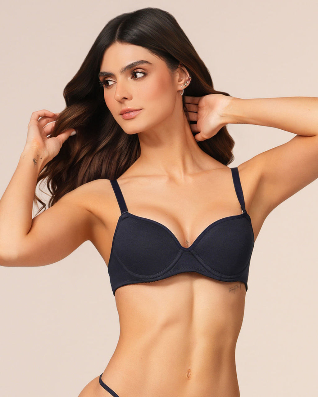 BRASIER MUJER REYMON REF 403 color AZUL OSCURO