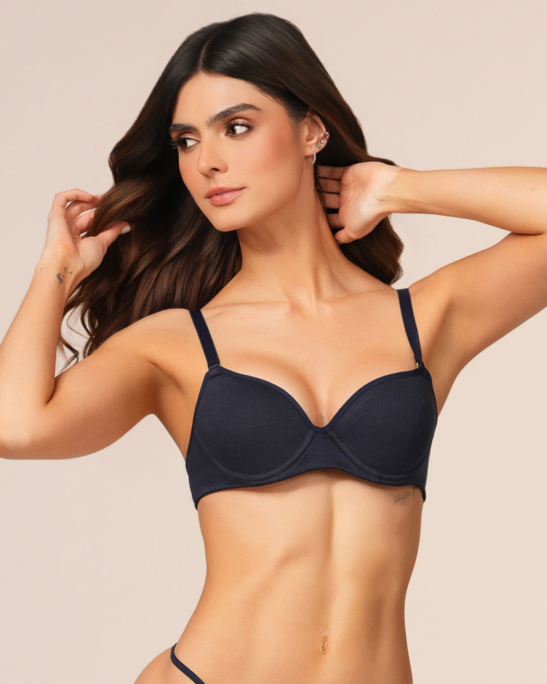 BRASIER MUJER REYMON REF 403 color AZUL OSCURO