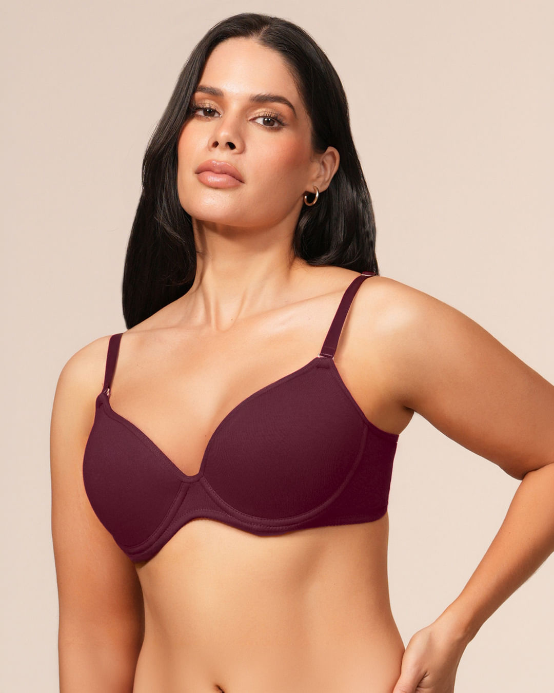 BRASIER MUJER REYMON REF 403 color ROJO MEDITERRANEO