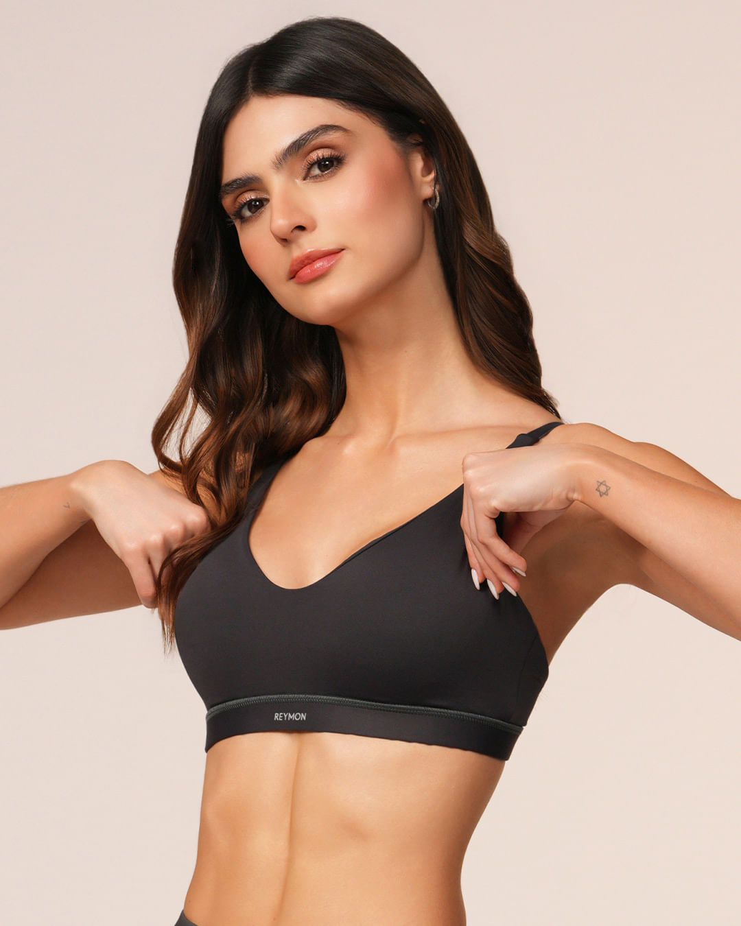 TOP MUJER REYMON REF 450 color GRIS JASPE OSCURO