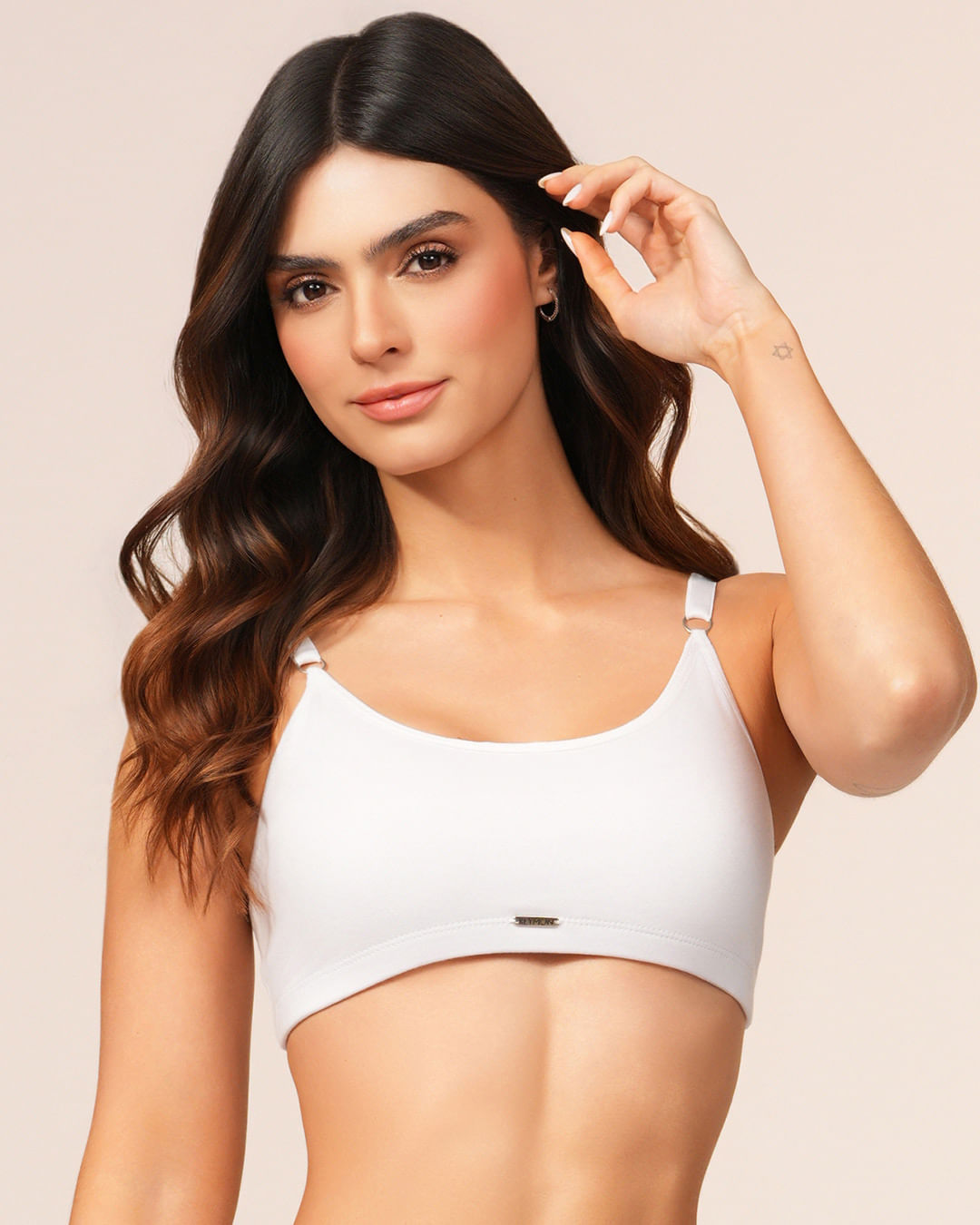 TOP MUJER REYMON REF 454 color BLANCO