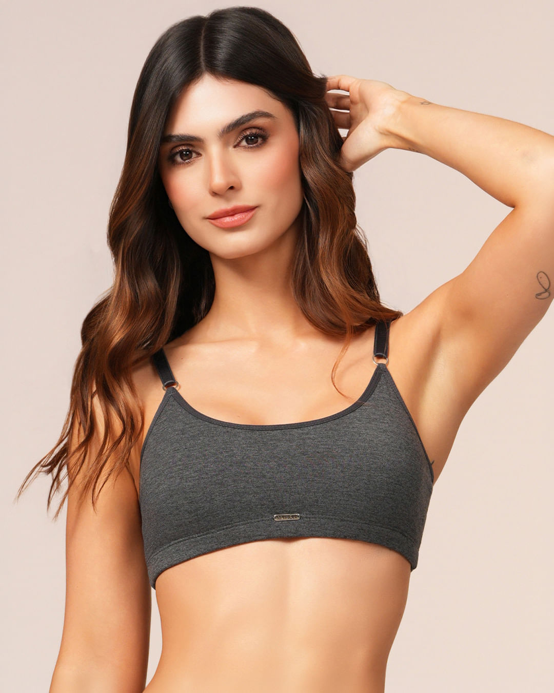 TOP MUJER REYMON REF 454 color GRIS GRASPE OSCURO